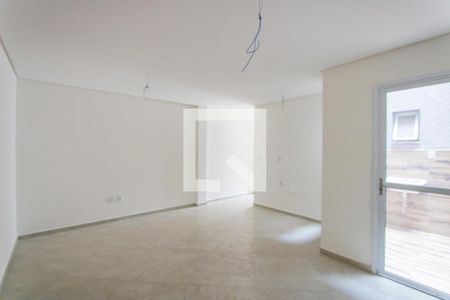 Sala/Cozinha de apartamento à venda com 2 quartos, 47m² em Jardim Bela Vista, Santo André