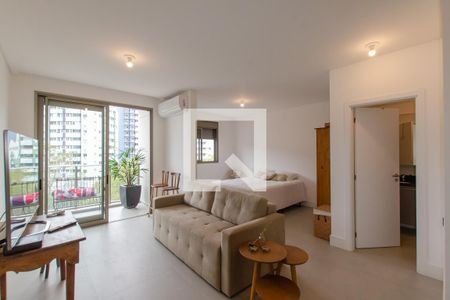 Sala de apartamento para alugar com 1 quarto, 49m² em Córrego Grande, Florianópolis