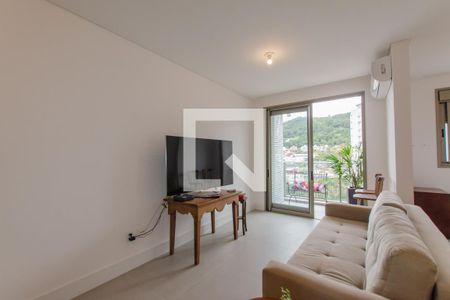 Sala de apartamento para alugar com 1 quarto, 49m² em Córrego Grande, Florianópolis