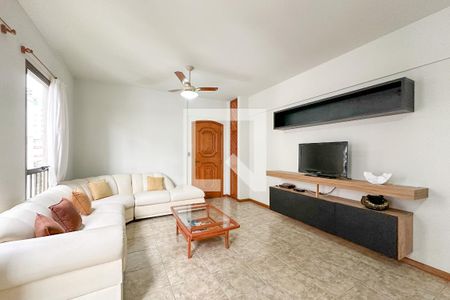 Sala de apartamento para alugar com 3 quartos, 85m² em Parque Enseada, Guarujá