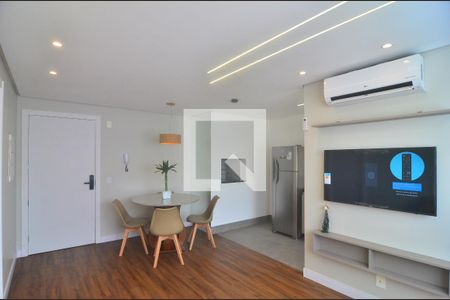 Sala de apartamento à venda com 1 quarto, 36m² em Marechal Rondon, Canoas