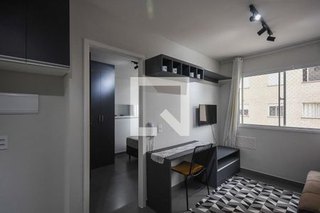 Sala de apartamento à venda com 1 quarto, 24m² em Panamby, São Paulo