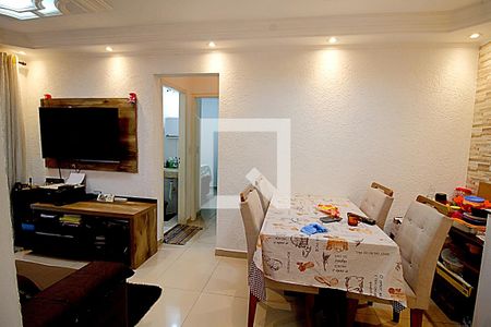 Sala de apartamento à venda com 2 quartos, 47m² em Chácara Agrindus, Taboão da Serra