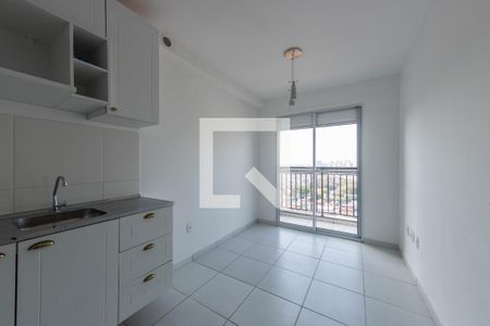 Sala/Cozinha de apartamento para alugar com 1 quarto, 32m² em Vila Tolstoi, São Paulo