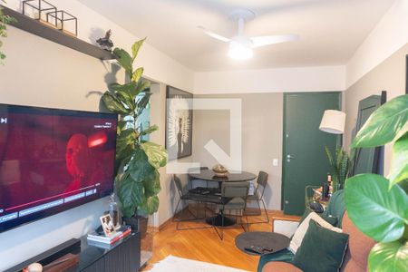 Sala de apartamento para alugar com 1 quarto, 40m² em Bela Vista, São Paulo