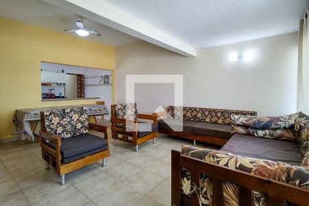 Sala de casa para alugar com 3 quartos, 110m² em Real, Praia Grande