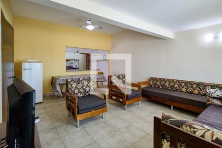 Sala de casa para alugar com 3 quartos, 110m² em Real, Praia Grande