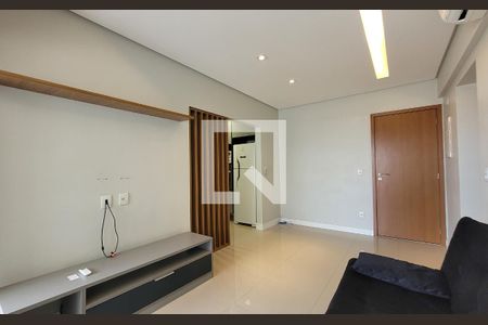 Sala de apartamento para alugar com 1 quarto, 55m² em Boqueirão, Santos