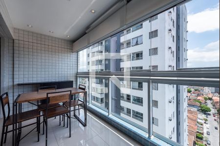 Varanda de apartamento para alugar com 1 quarto, 55m² em Encruzilhada, Santos