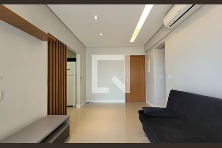 Sala de apartamento para alugar com 1 quarto, 55m² em Boqueirão, Santos