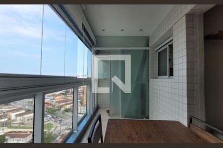 Varanda de apartamento para alugar com 1 quarto, 55m² em Boqueirão, Santos