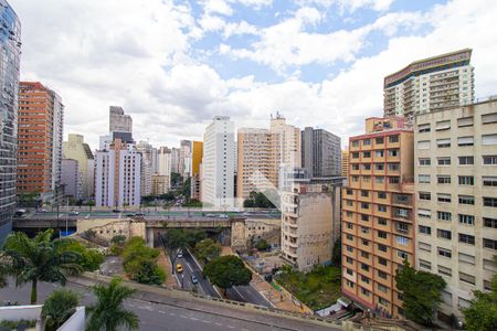 Vista de apartamento para alugar com 1 quarto, 38m² em Consolação, São Paulo