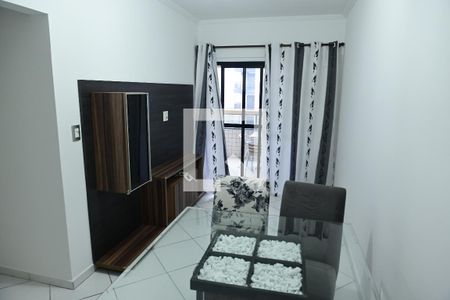 Sala de apartamento para alugar com 2 quartos, 75m² em Guilhermina, Praia Grande