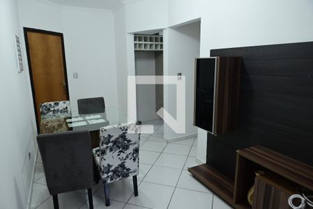 sala de apartamento para alugar com 2 quartos, 75m² em Guilhermina, Praia Grande