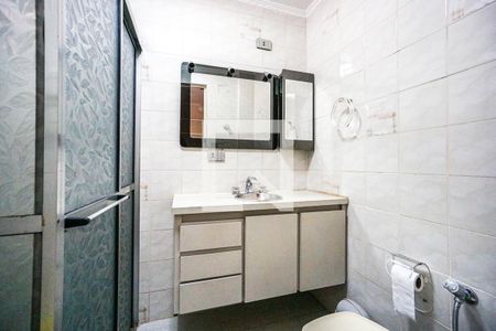 Banheiro da suíte de apartamento para alugar com 2 quartos, 65m² em Vila Gomes Cardim, São Paulo