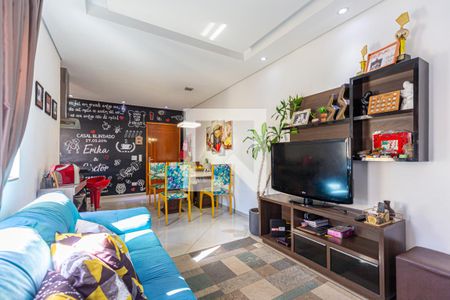 Sala de apartamento à venda com 2 quartos, 134m² em Vila Homero Thon, Santo André