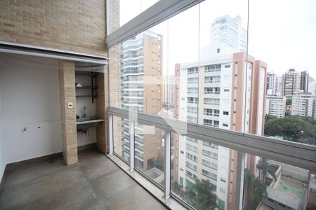 Varanda da Sala de apartamento à venda com 1 quarto, 60m² em Vila Mariana, São Paulo