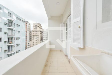 Varanda de kitnet/studio à venda com 1 quarto, 36m² em Bela Vista, São Paulo