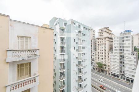 Vista da Varanda de kitnet/studio à venda com 1 quarto, 36m² em Bela Vista, São Paulo