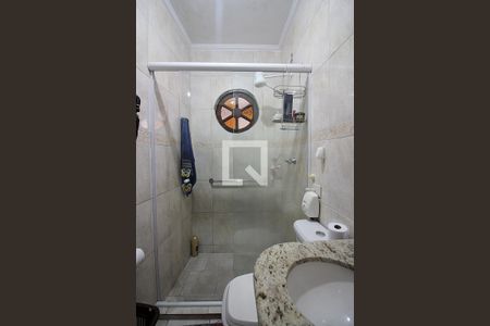 Banheiro do Quarto 1 - Suíte de casa para alugar com 3 quartos, 158m² em Jardim Maria Adelaide, São Bernardo do Campo