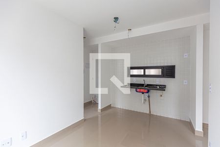 Sala e Cozinha de apartamento à venda com 2 quartos, 60m² em Vila Valparaiso, Santo André