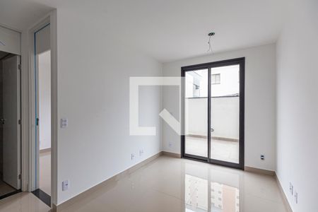 Sala e Cozinha de apartamento à venda com 2 quartos, 60m² em Vila Valparaiso, Santo André