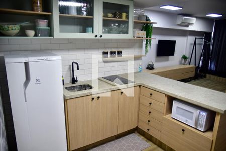 Cozinha de kitnet/studio à venda com 1 quarto, 37m² em Centro Capital, São Paulo