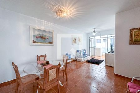 Sala de apartamento para alugar com 3 quartos, 119m² em Balneario Cidade Atlantica, Guarujá