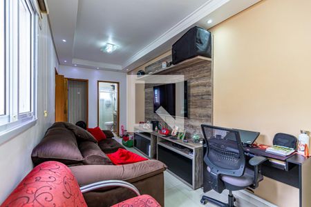 Sala de apartamento à venda com 2 quartos, 83m² em Vila Tibiriçá, Santo André