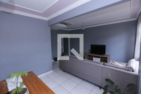 sala  de apartamento à venda com 3 quartos, 100m² em Jardim Riacho das Pedras, Contagem