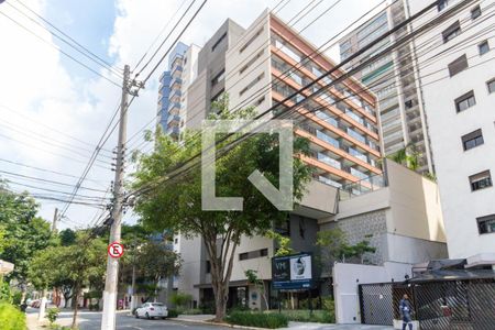 Studio para alugar com 27m², 1 quarto e sem vaga Studio para alugar com 27m², 1 quarto e sem vagaFachada