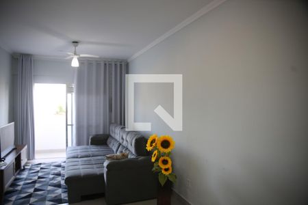 Sala de apartamento para alugar com 1 quarto, 52m² em Canto do Forte, Praia Grande