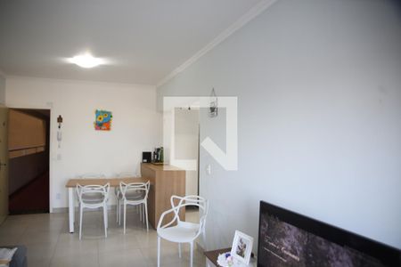 Sala de apartamento para alugar com 1 quarto, 52m² em Canto do Forte, Praia Grande