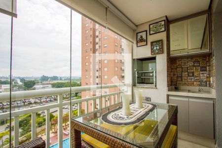 Varanda gourmet de apartamento para alugar com 2 quartos, 87m² em Vila Homero Thon, Santo André