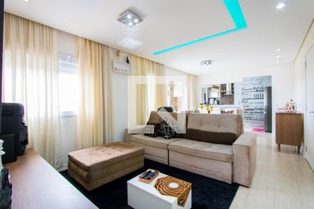 Sala de apartamento para alugar com 2 quartos, 87m² em Vila Homero Thon, Santo André