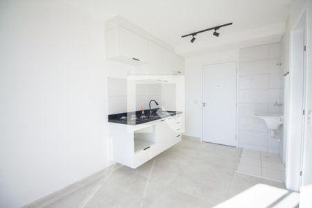 sala / cozinha de apartamento à venda com 1 quarto, 29m² em Parque Vitoria, São Paulo