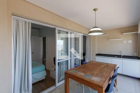 Varanda da Sala de apartamento à venda com 1 quarto, 53m² em Vila Gertrudes, São Paulo