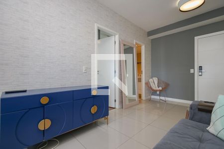 Sala de apartamento à venda com 1 quarto, 53m² em Vila Gertrudes, São Paulo