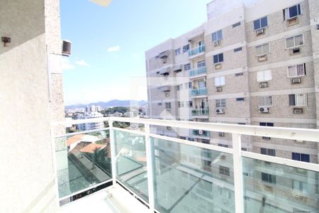 Varanda da Sala de apartamento para alugar com 2 quartos, 55m² em Freguesia de Jacarepaguá, Rio de Janeiro