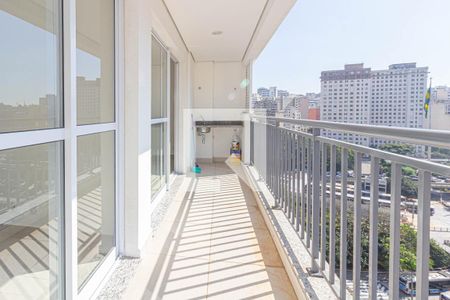 Varanda da Sala de apartamento para alugar com 2 quartos, 47m² em Bela Vista, São Paulo