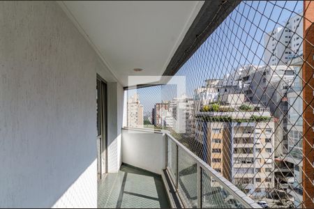 Varanda de apartamento à venda com 3 quartos, 163m² em Consolação, São Paulo