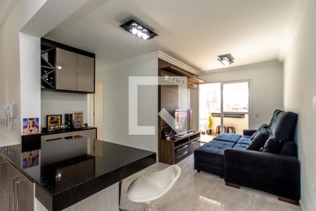 Sala de apartamento à venda com 3 quartos, 82m² em Gopoúva, Guarulhos