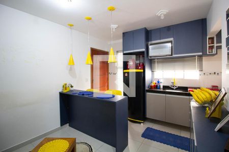 Sala/Cozinha de apartamento à venda com 1 quarto, 26m² em Vila Campanela, São Paulo