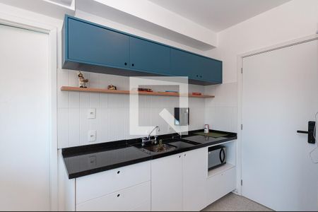 Cozinha de kitnet/studio para alugar com 1 quarto, 40m² em Perdizes, São Paulo