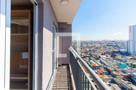 Varanda de apartamento à venda com 1 quarto, 28m² em Vila Tolstoi, São Paulo