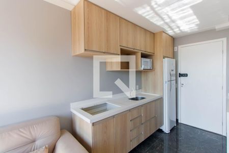 Cozinha de apartamento à venda com 1 quarto, 28m² em Vila Tolstoi, São Paulo