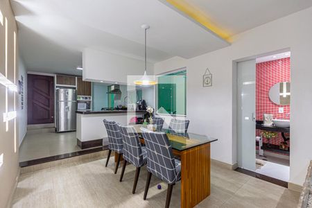 Sala de Jantar de casa para alugar com 4 quartos, 137m² em Vila Bela Vista, Santo André