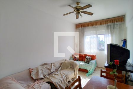 Sala de apartamento para alugar com 1 quarto, 61m² em Mirim, Praia Grande