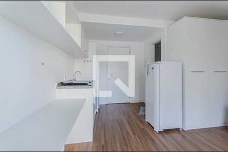 Sala/Cozinha de kitnet/studio à venda com 1 quarto, 28m² em Liberdade, São Paulo