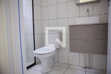 Banheiro de kitnet/studio à venda com 1 quarto, 26m² em Jardim Panorama, São Paulo